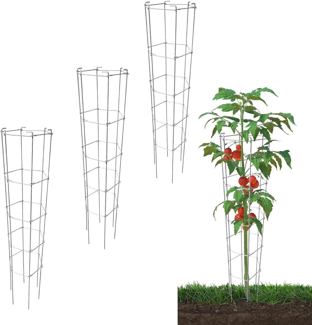 Climbing Plant Support Tower Vegetable Stake Trellis